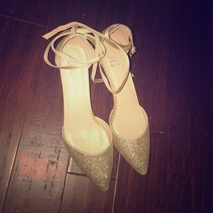 2 inch Gold Heels